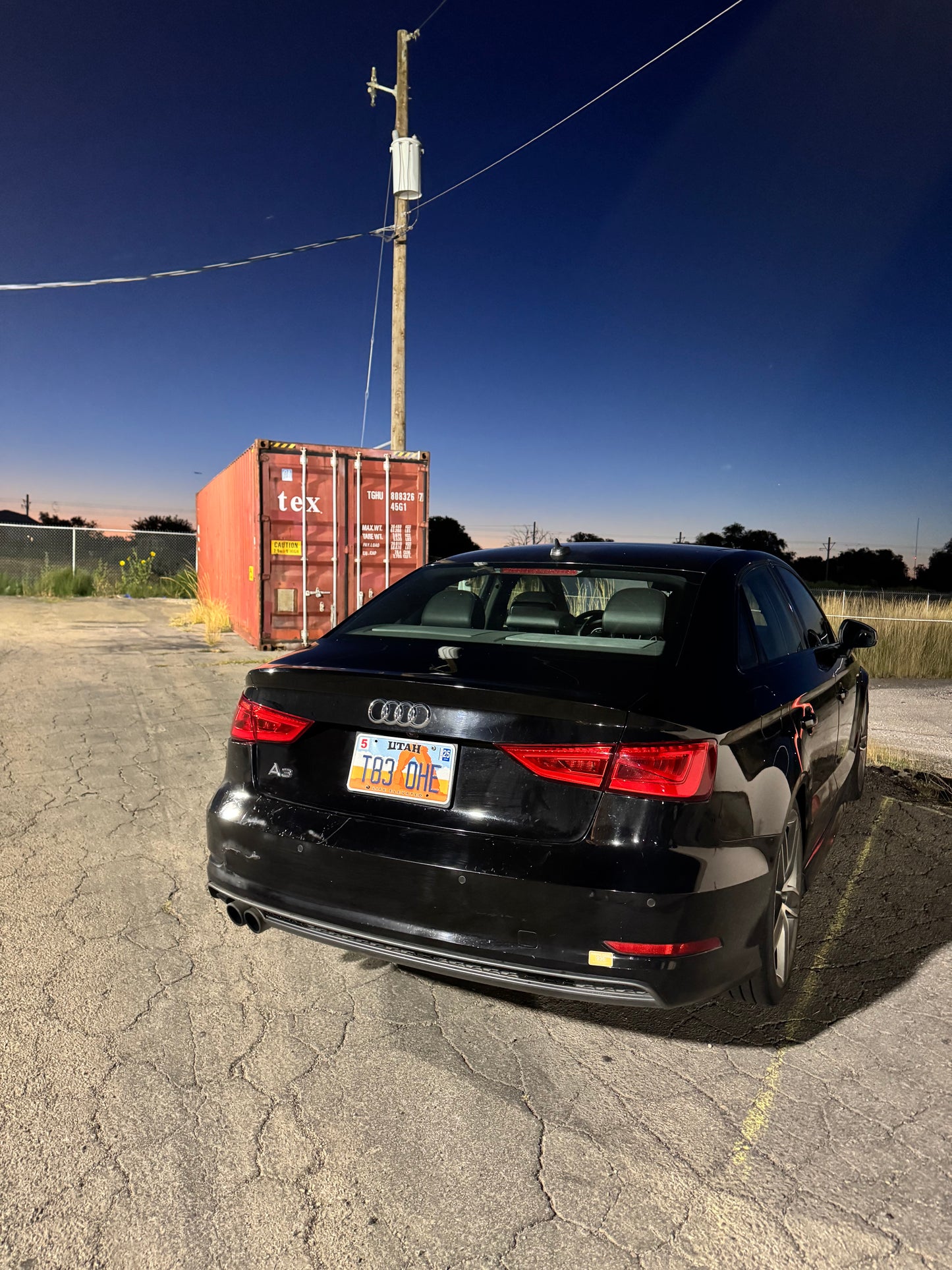 Audi A3 8V Tail light Pre Facelift RED OUT Vinyl Overlay Tint Kit 2013 - 2015